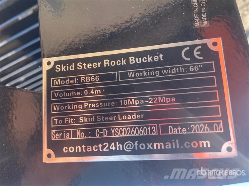 GIYI GY-RB66 66 in Rock bucket (Unused) Drugi deli