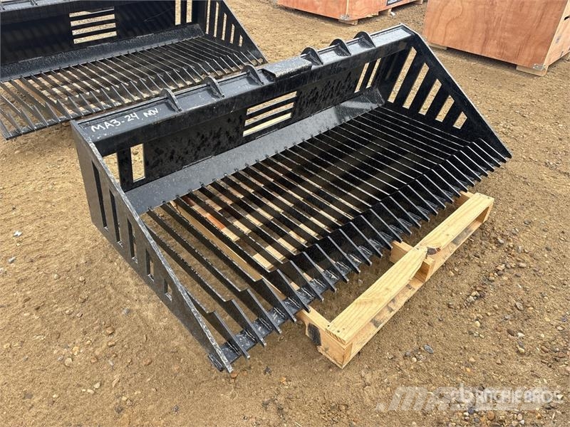 GIYI GY-RB66N 66 in Rock Skid Steer Bucket (Unused Buckets