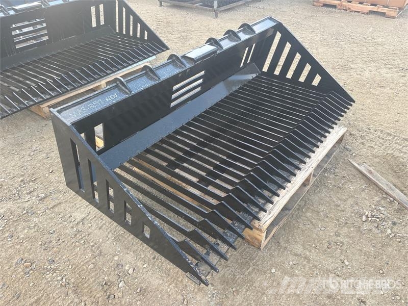 GIYI GY-RB66N 66 in Rock Skid Steer Bucket (Unused Buckets