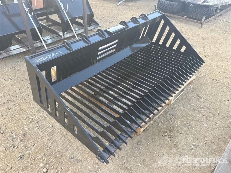 GIYI GY-RB66N 66 in Rock Skid Steer Bucket (Unused Buckets