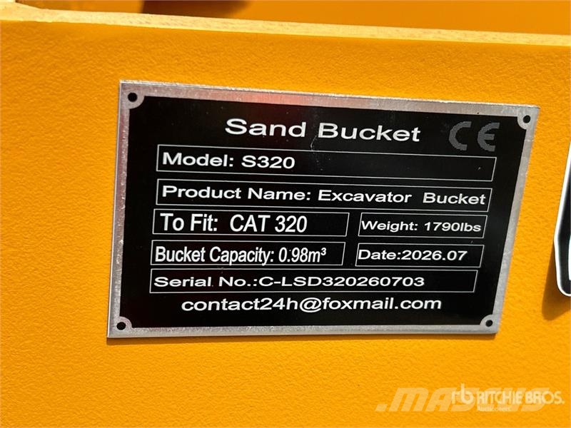 GIYI GY-S320 45 in .98 cyd Skeleton Excavator Buck Buckets