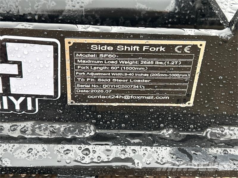 GIYI GY-SF60 59 in Skid Steer Forks (Unused) フォーク