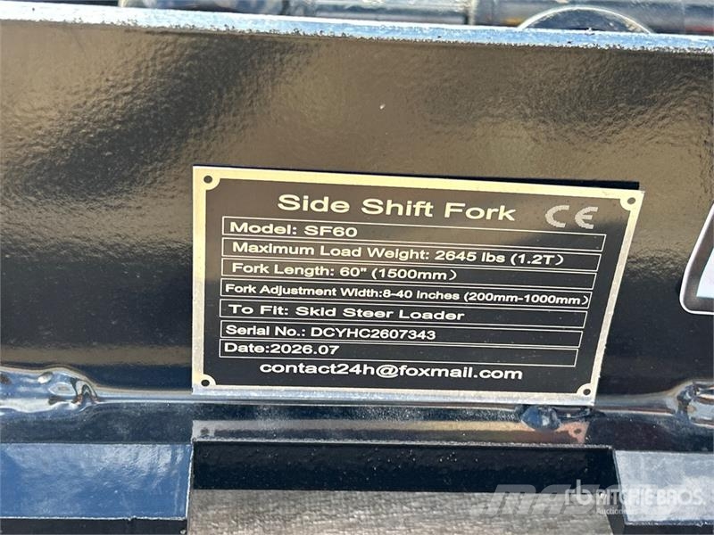 GIYI GY-SF60 59 in Skid Steer Forks (Unused) Vidlica