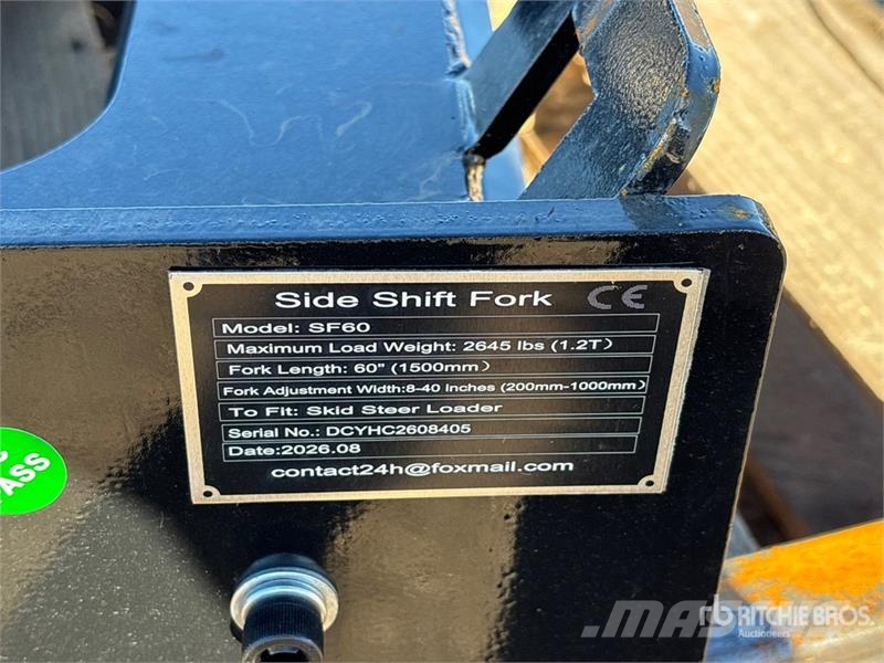  GIYI GY-SF60 59 in Skid Steer Forks (Unused) Forche
