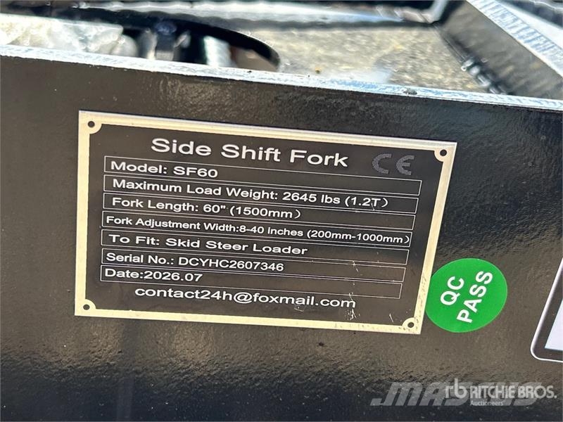 GIYI GY-SF60 59 in Skid Steer Forks (Unused) Vidlica
