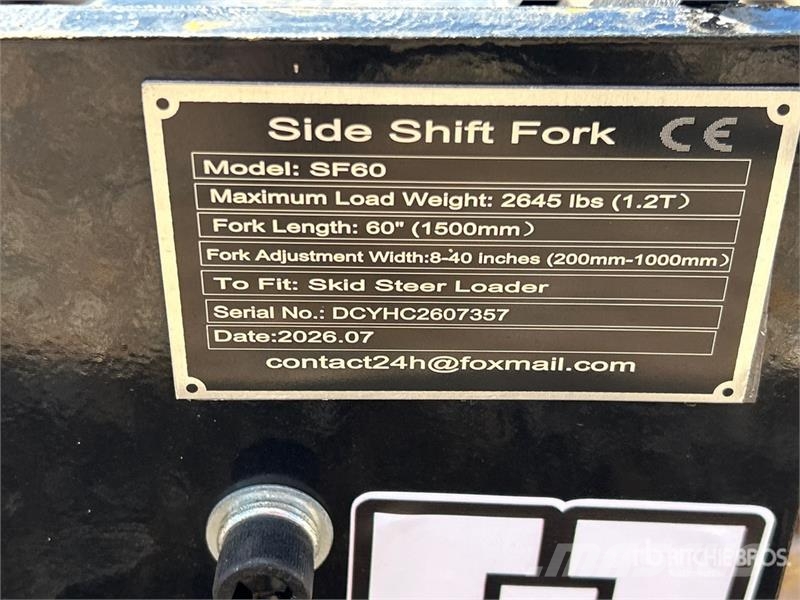 GIYI GY-SF60 59 in Skid Steer Forks (Unused) Vidlica