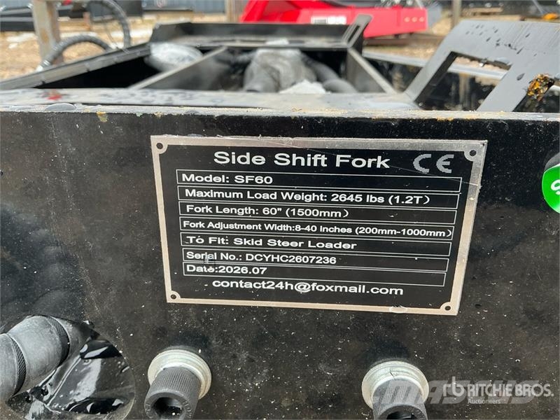  GIYI GY-SF60 60 in Skid Steer Forks (Unused) Δικράνες