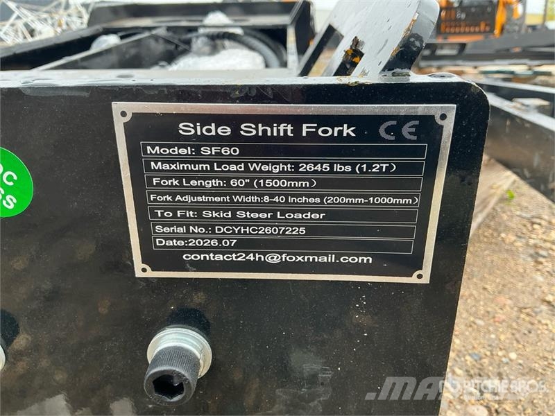  GIYI GY-SF60 60 in Skid Steer Forks (Unused) Δικράνες