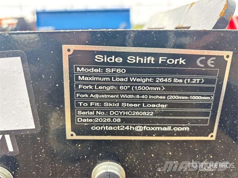 GIYI GY-SF60 60 in Skid Steer Forks (Unused) Vidlica