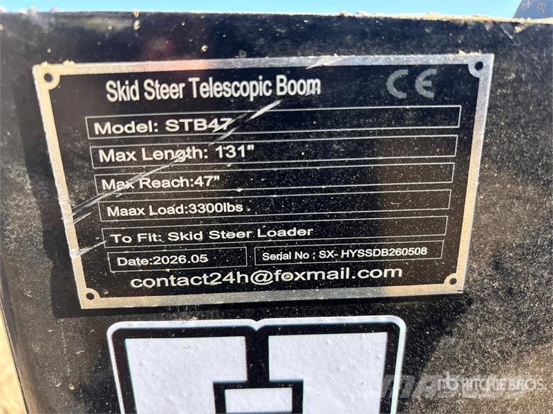  GIYI GY-STB47 131 in Telescopic Skid Steer Boom (U Строителство - Други