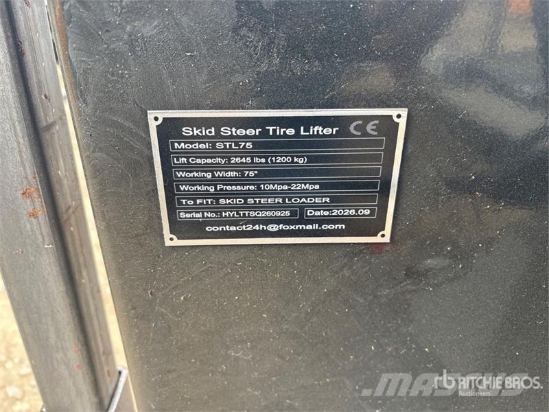  GIYI GY-STL75 75 in Skid Steer Tire Lifter (Unused Otros componentes