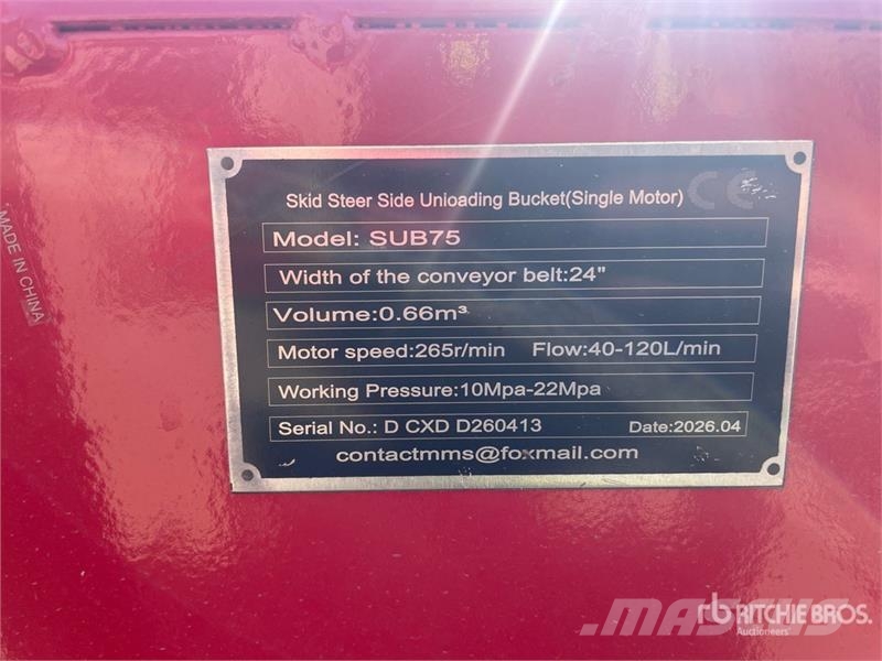 GIYI GY-SUB75 23 in Skid Steer Side Unloading Buck Drugi deli