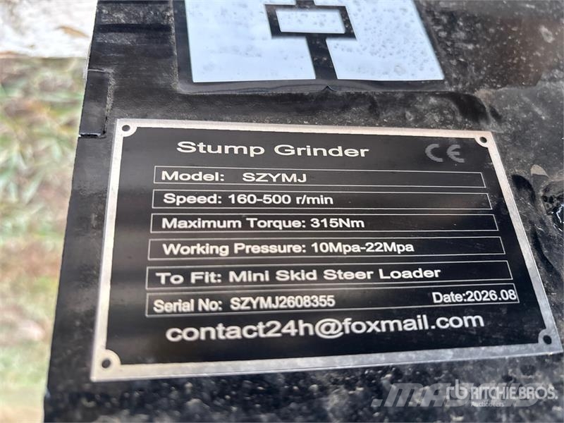 GIYI GY-SZYMJ 15 in Mini Skid Steer Stump Grinder Randaalid/mullafreesid