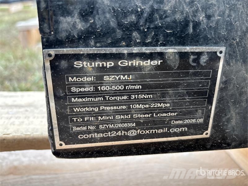 GIYI GY-SZYMJ 15 in Mini Skid Steer Stump Grinder Randaalid/mullafreesid