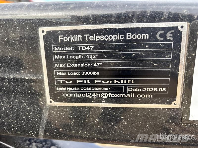  GIYI GY-TB47 132 in 3300 lb Forklift Telescopic Bo Andere Ausstattung und Zubehör