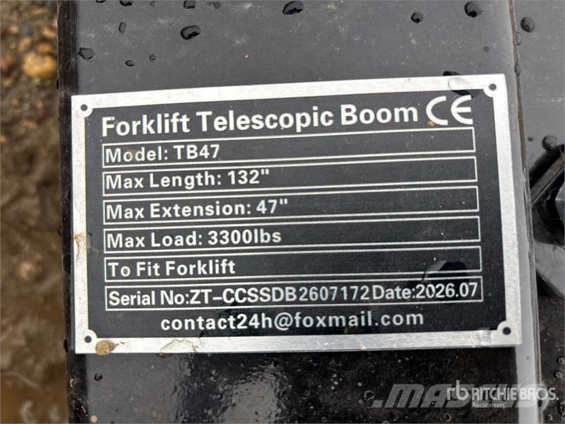  GIYI GY-TB47 132 in 3300 lb Forklift Telescopic Bo 其他附件和组件