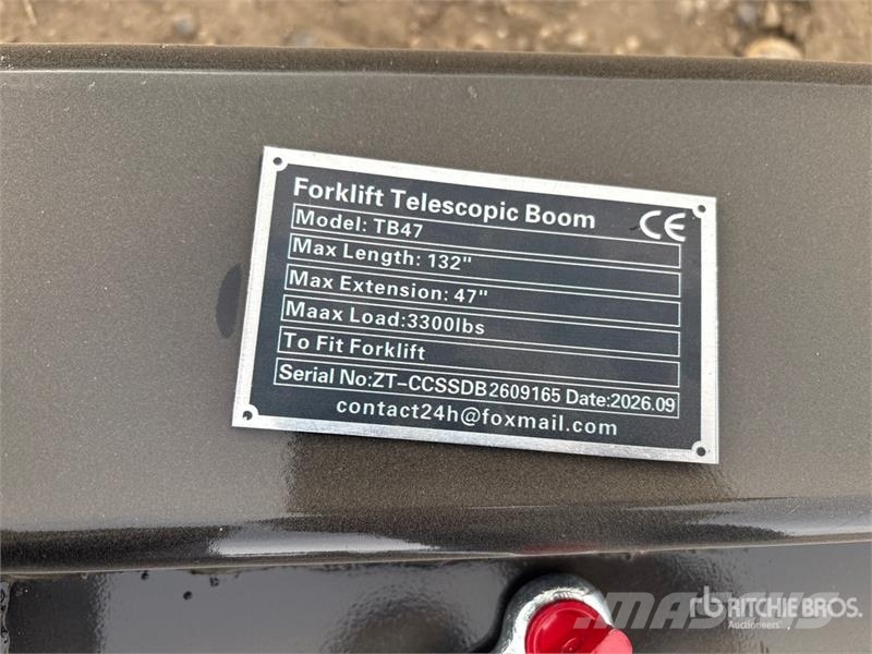  GIYI GY-TB47 132 in 3300 lb Forklift Telescopic Bo ملحقات ومكونات أخرى