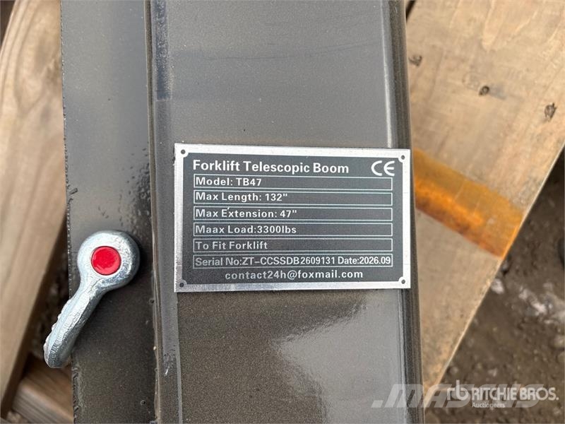  GIYI GY-TB47 132 in 3300 lb Forklift Telescopic Bo ملحقات ومكونات أخرى