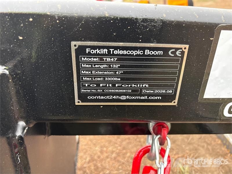  GIYI GY-TB47 132 in 3300 lb Forklift Telescopic Bo ملحقات ومكونات أخرى