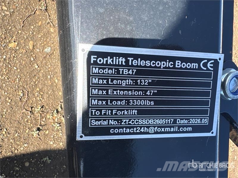 GIYI GY-TB47 3300 lb Forklift Extendable Boom (Unu Ostala oprema i komponente