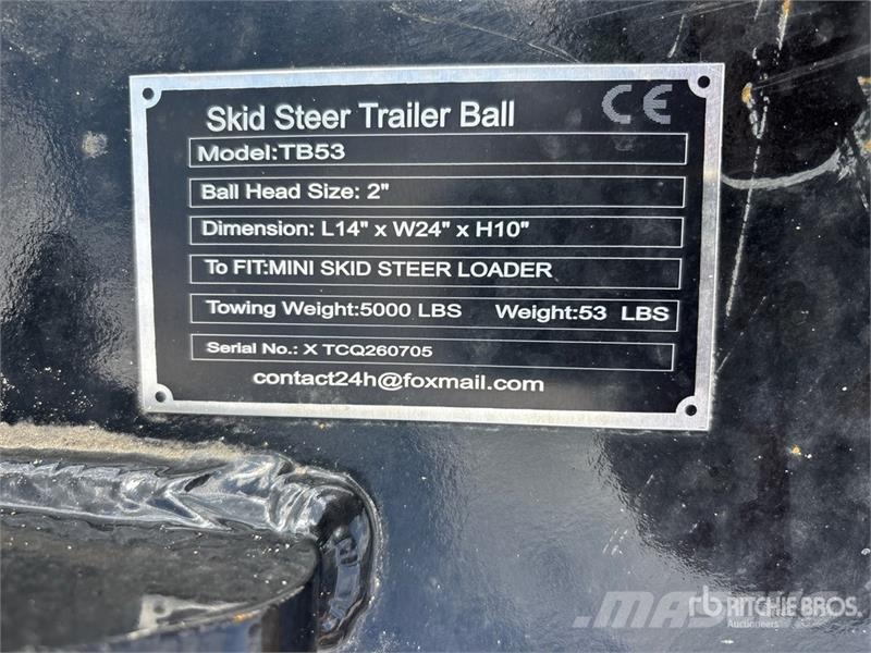  GIYI GY-TB53 2 in Mini Skid Steer Trailer Ball (Un Drugi deli