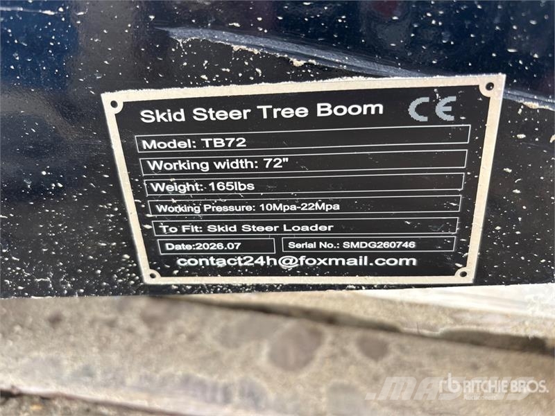 GIYI GY-TB72 Skid Steer Tree Boom (Unused) Drugi deli