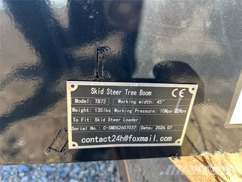 GIYI GY-TB72 Skid Steer Tree Boom (Unused) Drugi deli