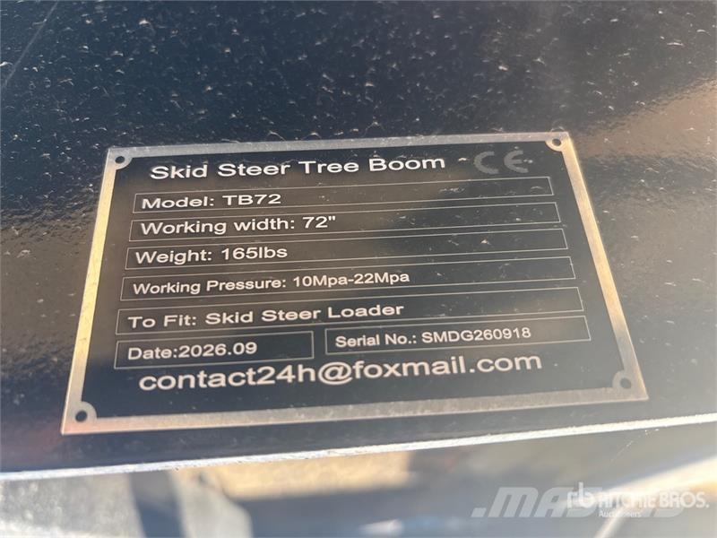  GIYI GY-TB72 Skid Steer Tree Boom (Unused) Otros componentes