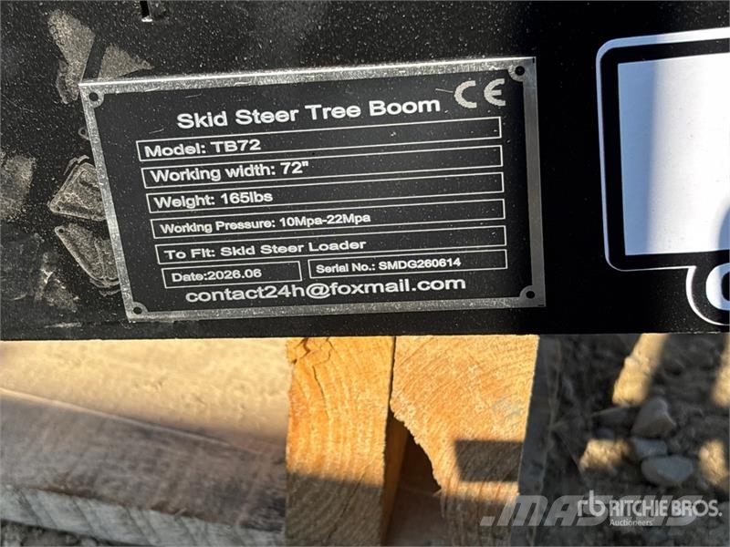 GIYI GY-TB72 Skid Steer Tree Boom (Unused) Drugi deli