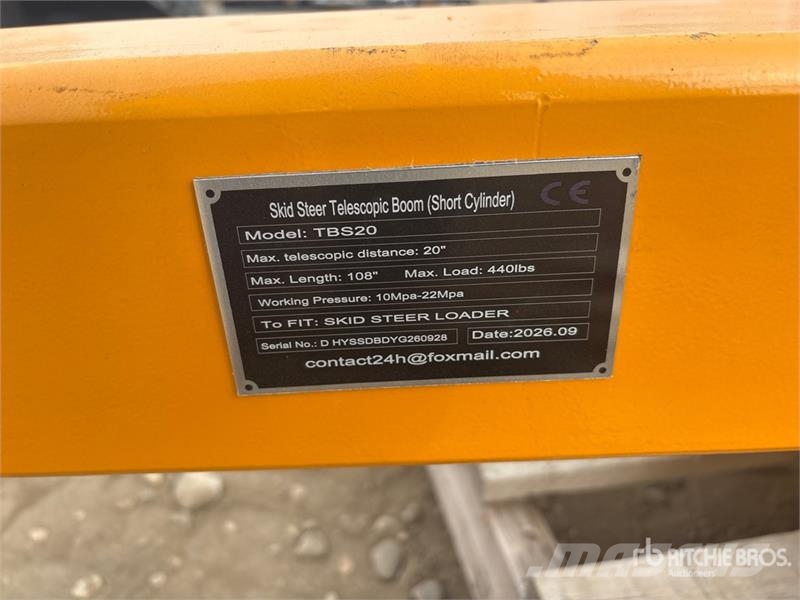GIYI GY-TBL47 108 in Skid Steer Telescopic Boom (S Outros componentes