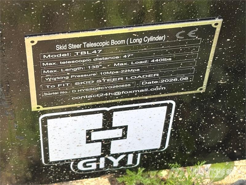  GIYI GY-TBL47 135 in Skid Steer Telescopic Boom (L Drugi deli