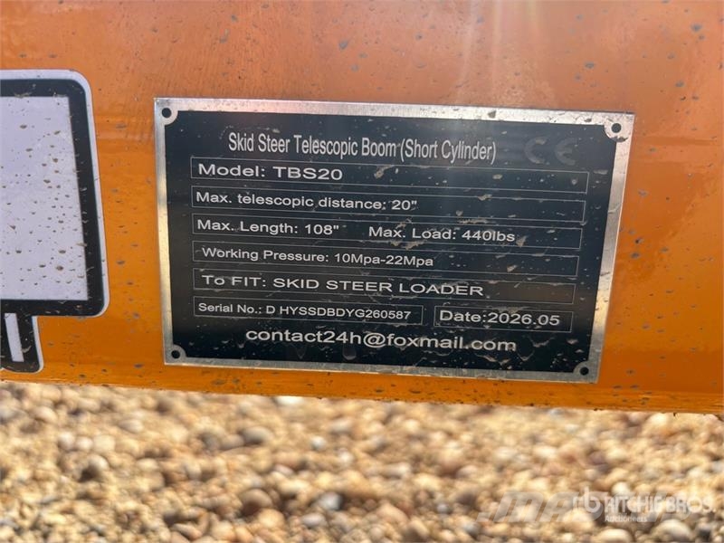  GIYI GY-TBS20 108 in Skid Steer Telescopic Boom (S Drugi deli