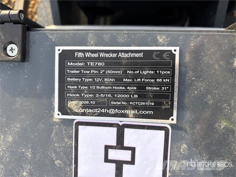 GIYI GY-TE780 Fifth Wheel Wrecker Attachment (Unus Muut