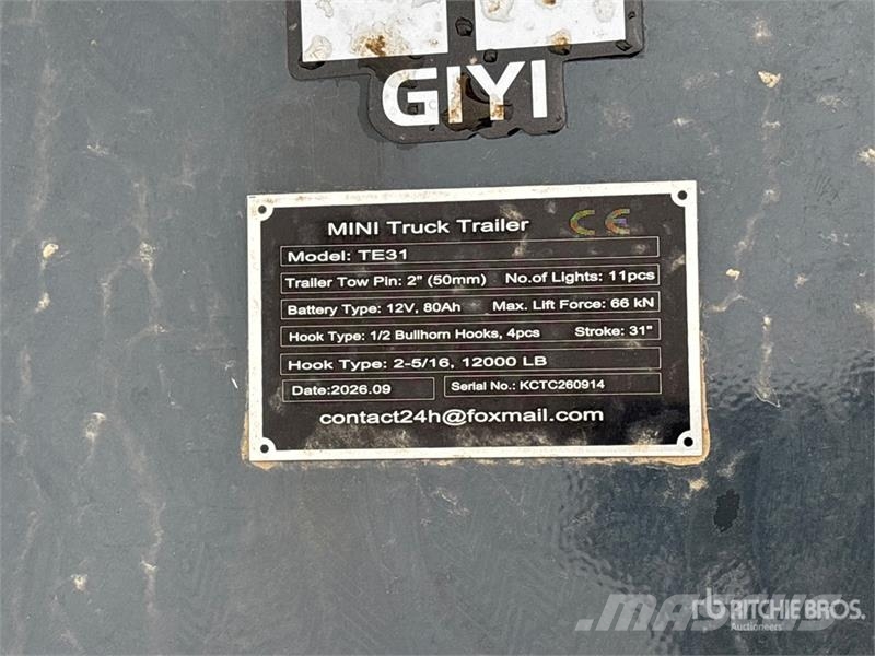  GIYI GY-TE780 Fifth Wheel Wrecker Attachment (Unus Other components