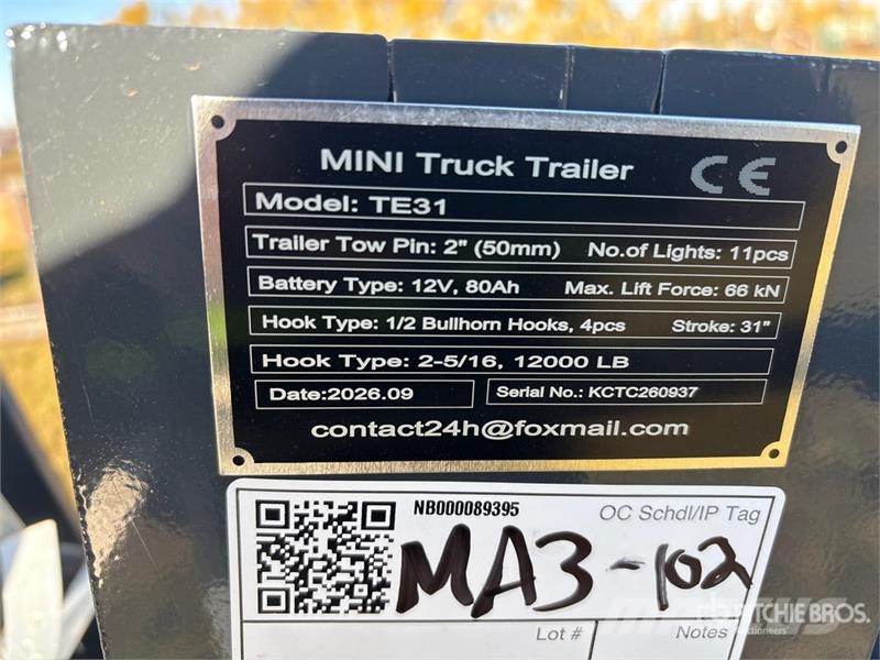 GIYI GY-TE780 Hydraulic Fifth Wheel Wrecker Attach Transport Sonstige