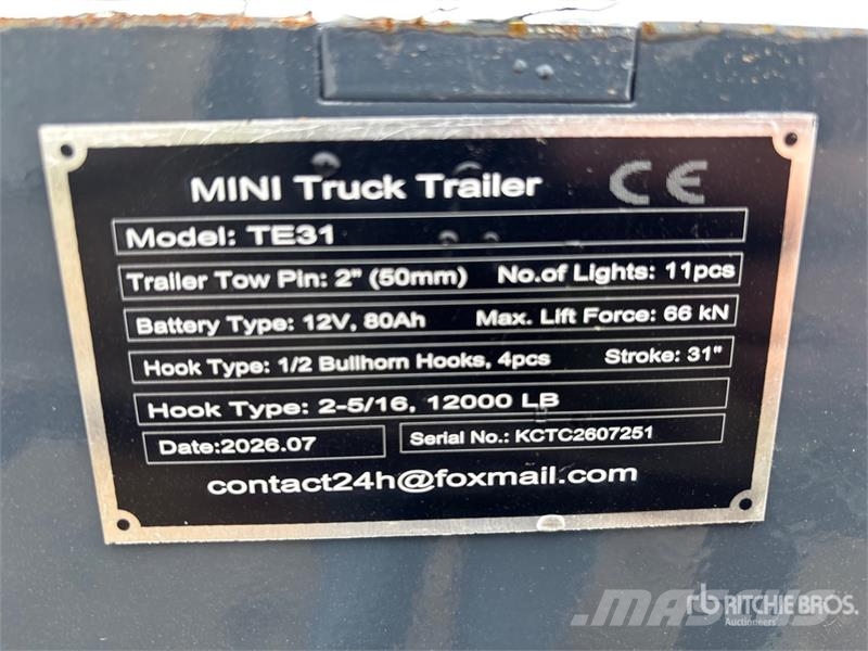  GIYI GY-TE780 Hydraulic Fifth Wheel Wrecker Attach Transport - Övriga