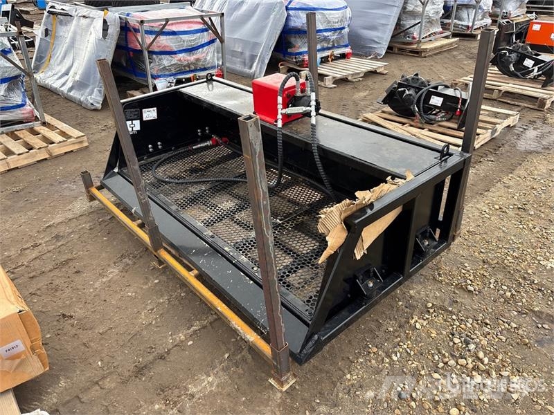GIYI GY-VB79 79 in Vibrating Skid Steer Screening Benne vaglianti