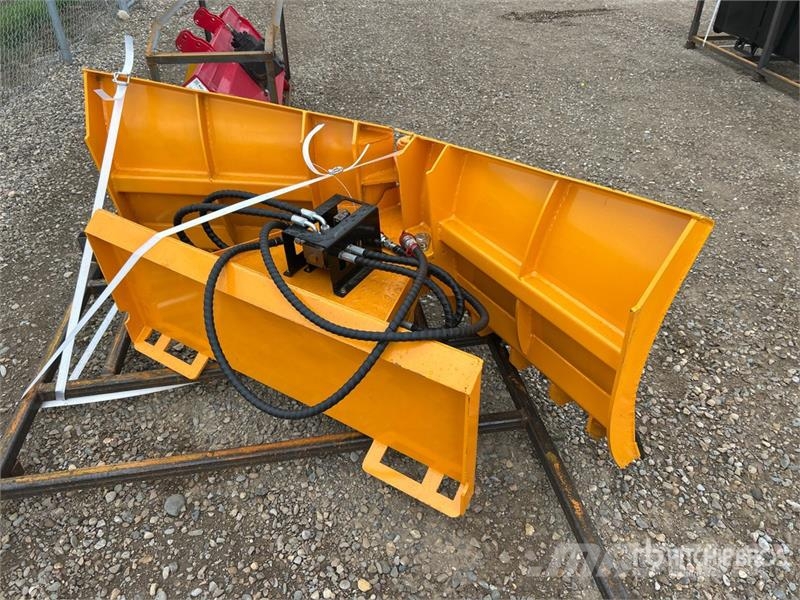  GIYI GY-VSB74 74 in V-Shaped Skid Steer Snow Blade Lumiaurat