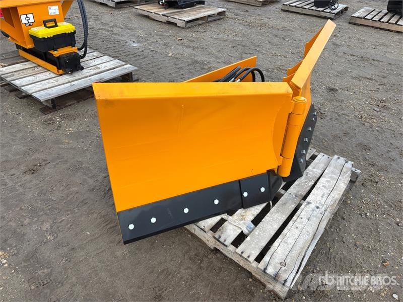GIYI GY-VSB74 74 in V-Shaped Skid Steer Snow Blade Kar küreme biçaklari