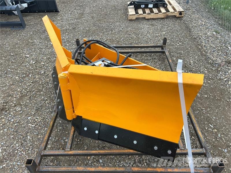  GIYI GY-VSB74 74 in V-Shaped Skid Steer Snow Blade Lumiaurat