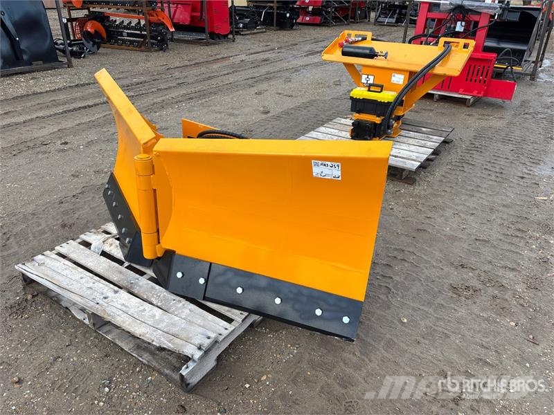 GIYI GY-VSB74 74 in V-Shaped Skid Steer Snow Blade Kar küreme biçaklari