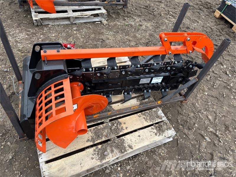  GIYI GY-X39 39 in Mini Skid Steer Trencher (Unused ماكينات حفر خنادق
