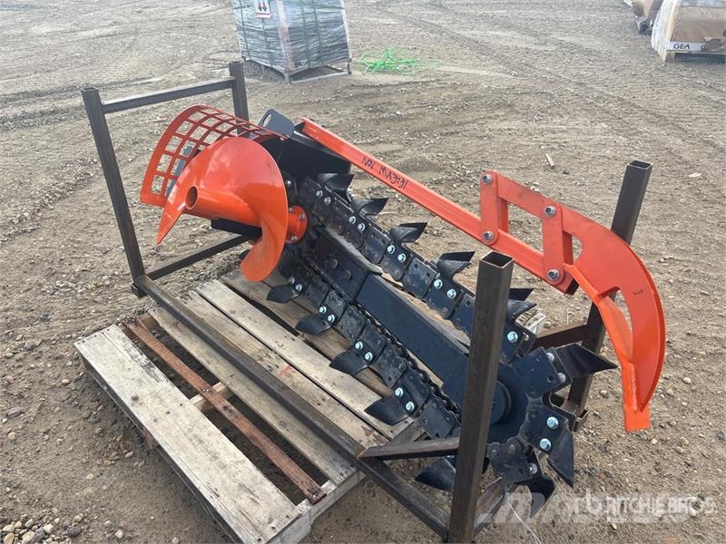 GIYI GY-X39 39 in Mini Skid Steer Trencher (Unused Valetadeiras