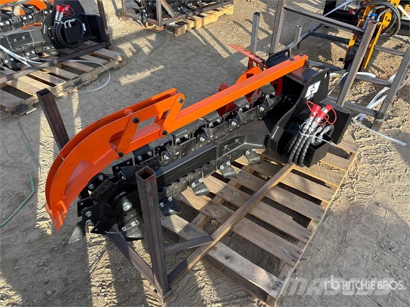 GIYI GY-X39 39 in Mini Skid Steer Trencher (Unused Valetadeiras