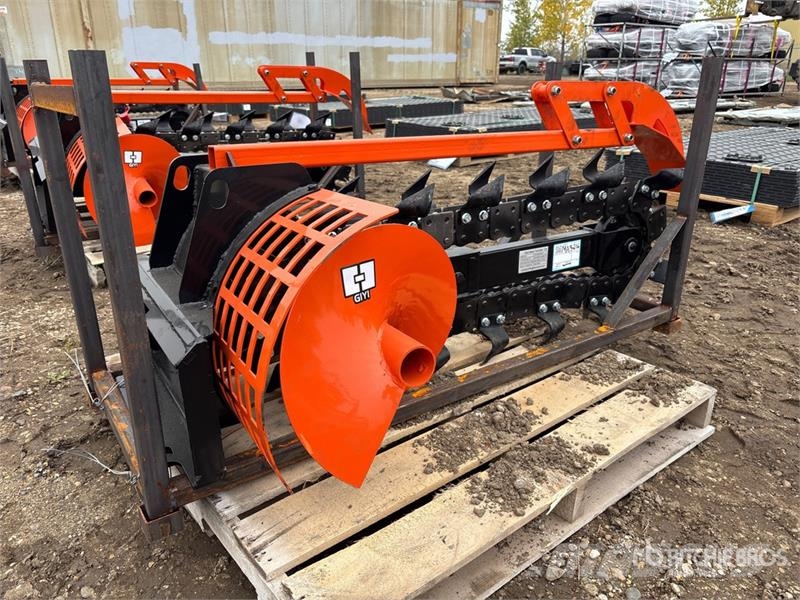  GIYI GY-X39 39 in Mini Skid Steer Trencher (Unused ماكينات حفر خنادق