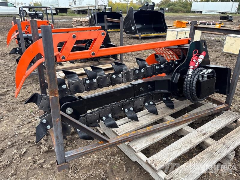  GIYI GY-X39 39 in Mini Skid Steer Trencher (Unused ماكينات حفر خنادق