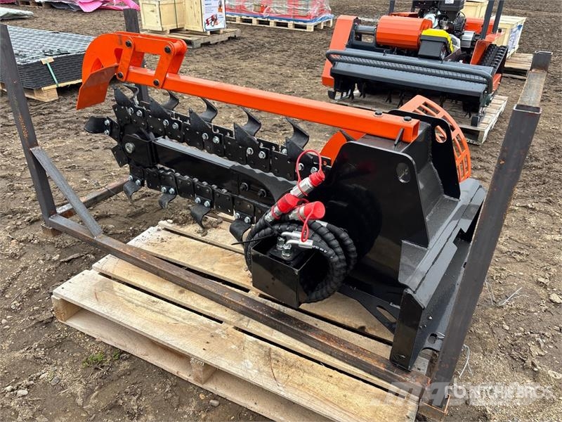  GIYI GY-X39 39 in Mini Skid Steer Trencher (Unused ماكينات حفر خنادق