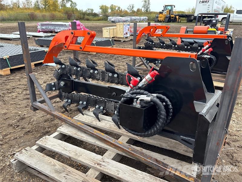  GIYI GY-X39 39 in Mini Skid Steer Trencher (Unused ماكينات حفر خنادق