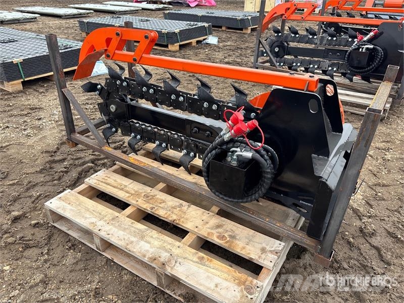  GIYI GY-X39 39 in Mini Skid Steer Trencher (Unused ماكينات حفر خنادق
