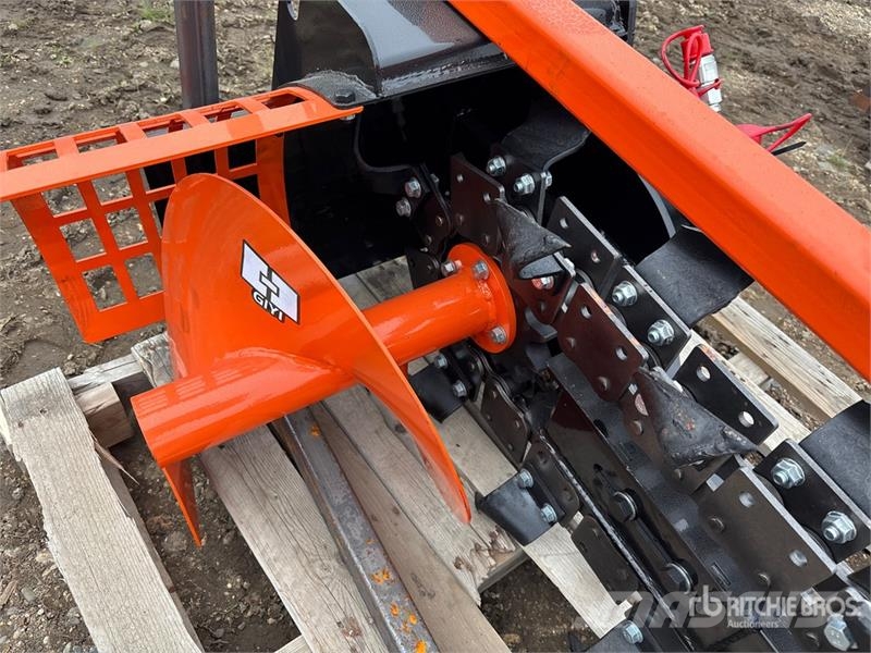  GIYI GY-X39 39 in Mini Skid Steer Trencher (Unused ماكينات حفر خنادق